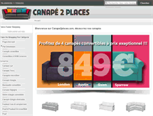 Tablet Screenshot of canape2places.com